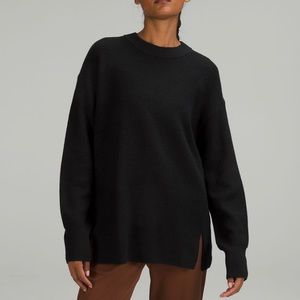 Lululemon Merino Wool-Blend Rib Crewneck Sweater - Size 4